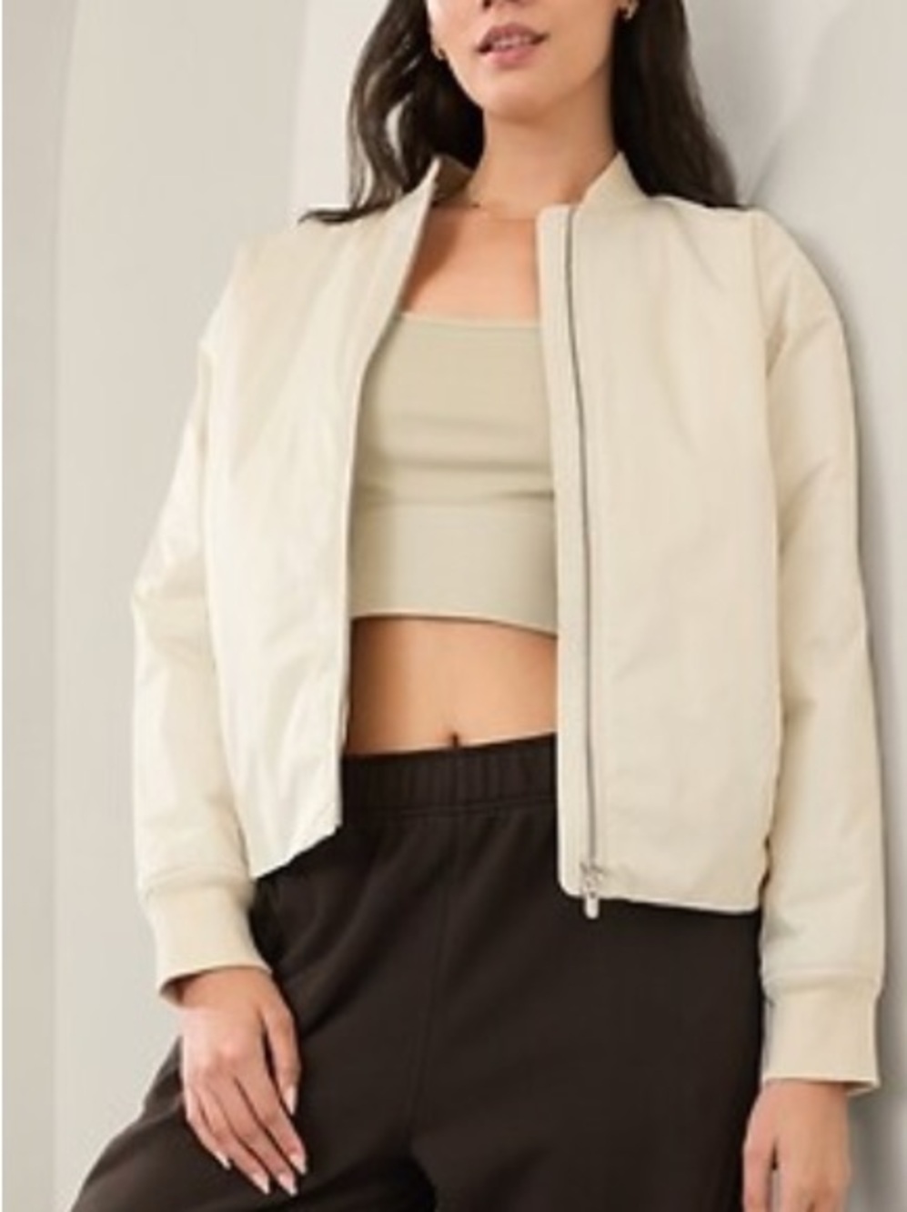 LIKE NEW ATHLETA Sequoia Bomber Sweater!